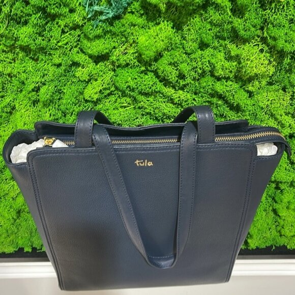 Tula England Nappa Originals Large Grainy Leather Tote - Picture 4 of 5